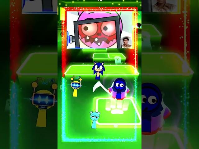 Team INCREDIBOX SPRUNKI dama tu Casita cover tiles Hop EDM Rush #ytshorts #incredibixsprunki