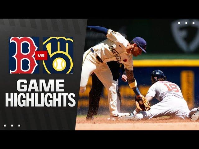 Red Sox vs. Brewers Game Highlights (5/26/25) | MLB Highlights