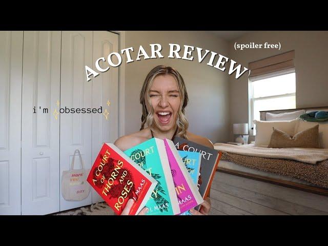 A Court of Thorns and Roses (ACOTAR) series review *SPOILER FREE* (all 5 books!)