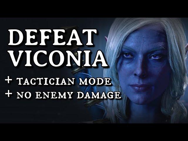 How to beat Viconia without taking any damage