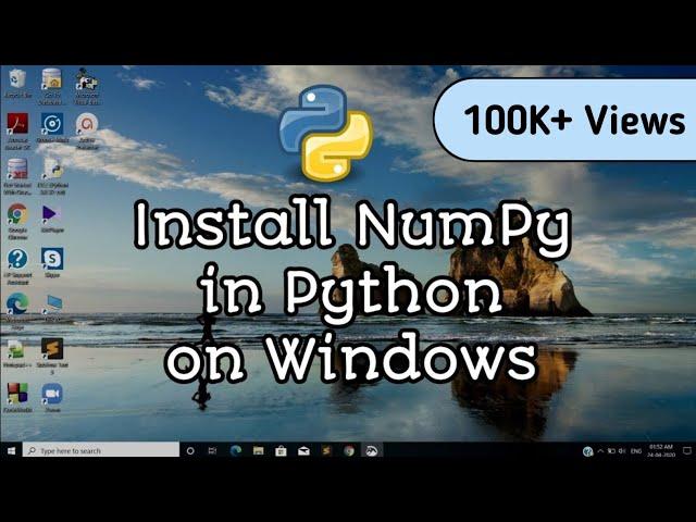 How to install NumPy in Python | PIP install NumPy | NumPy installation in Windows