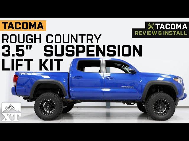 2005-2023 Tacoma Rough Country 3.5" Suspension Lift Kit Review & Install