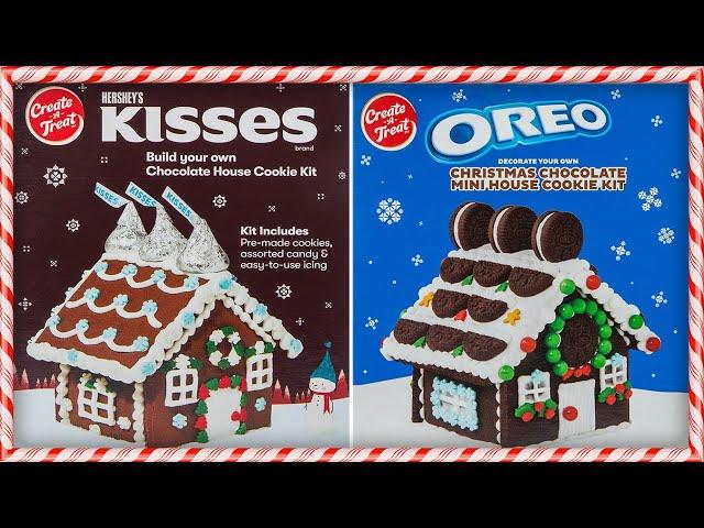 Gingerbread House Decorating with Kids: Oreo & Hershey Kisses