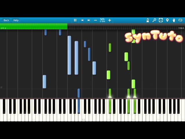 Nier Grandma Piano Collections Synthesia Tutorial 100+50% Speed