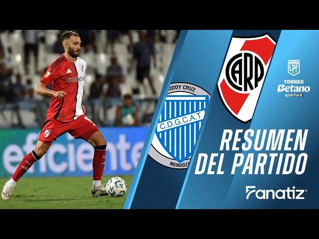 Godoy Cruz vs. River Plate  - Resumen del Partido | #TorneoApertura2025