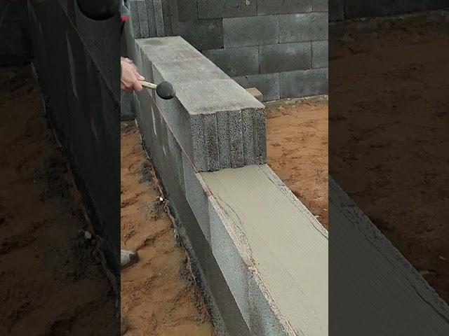 Кладка блоков/Строительство #construction #стройка #diy