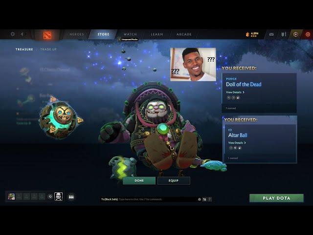 DOTA 2 - DEAD RECKONING CHEST TIER 3 IO AND PUDGE  SET 2023 #dota2