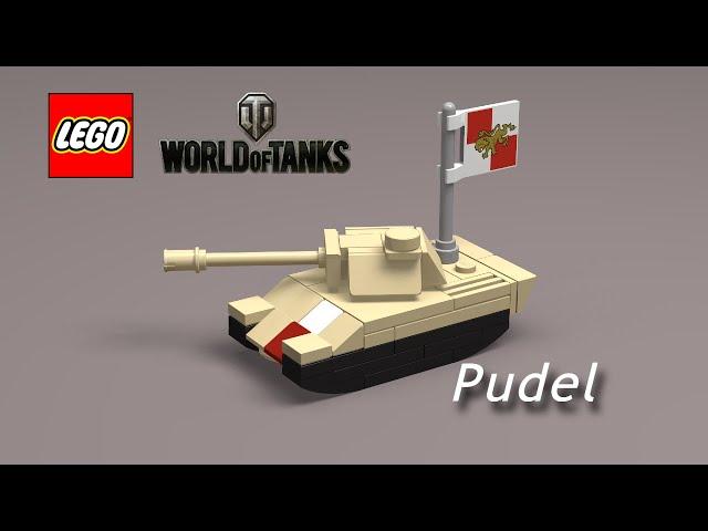 Lego mini tank Panther ( Pudel ) World of Tanks