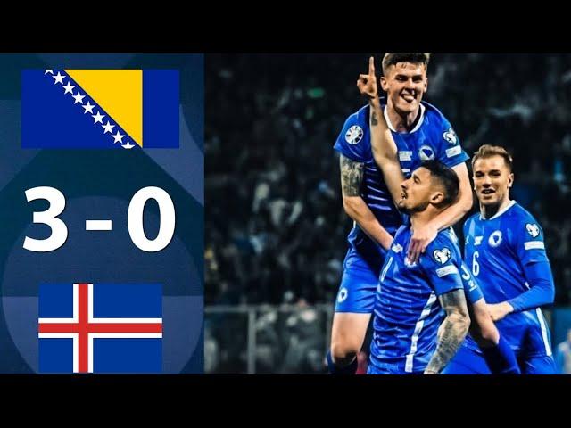 Bosnia & Herzegovina vs. Iceland 3:0 | Goals | EURO Quali | 23.03.2023