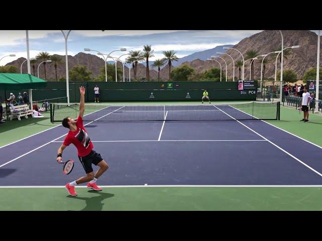 Grigor Dimitrov & David Ferrer | IW Court Level Practice