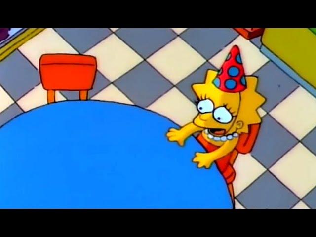 The Simpson Lisa spending her birthday alone.