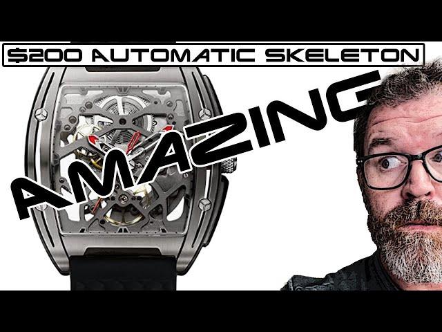 Crazy $220 Automatic Skeleton Watch - Ciga Designs Z Series