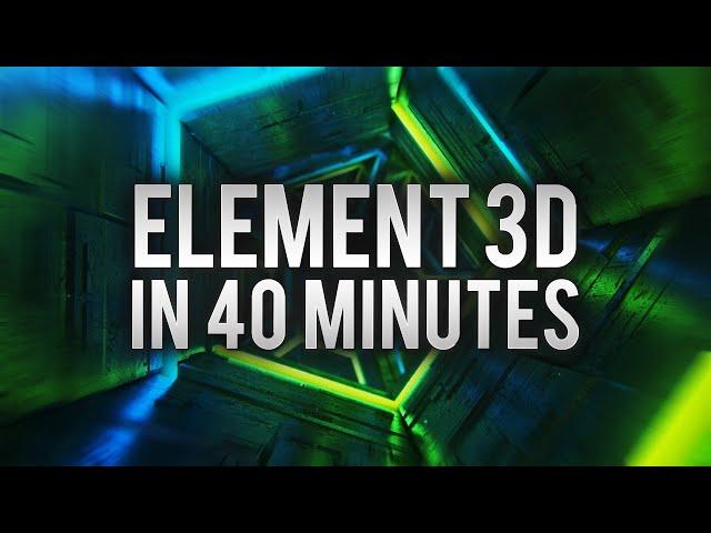 Element 3d Introduction Tutorial in After Effects