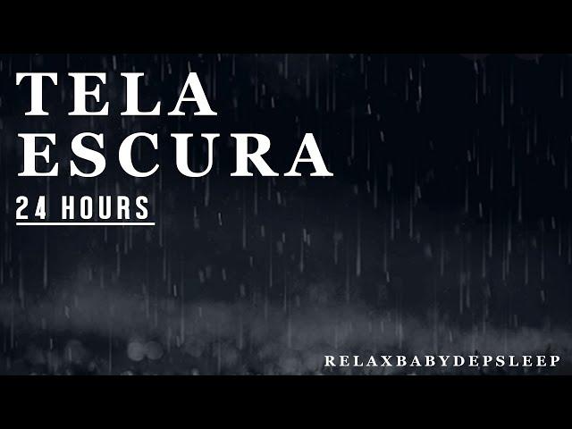 Rain Sounds to Sleep and Relax  24 HOURS  Black Screen