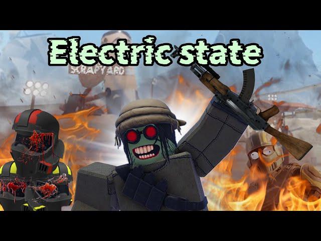 (Slaughtering helldiver Clannies) Roblox: Electric state DarkRP