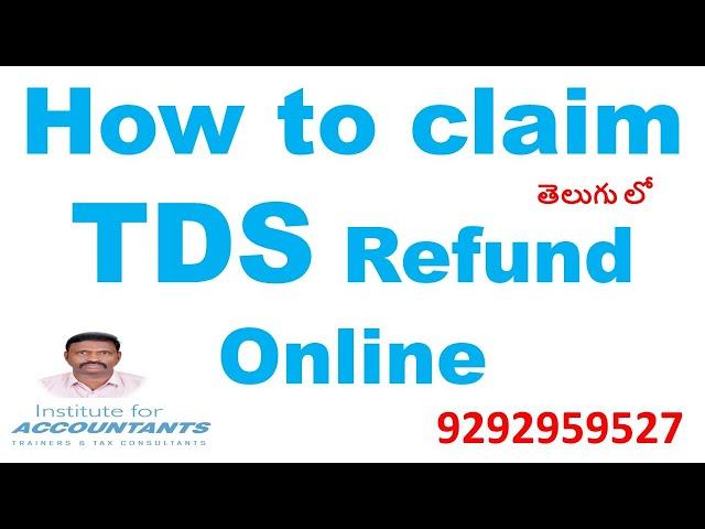 How to claim #tds refund