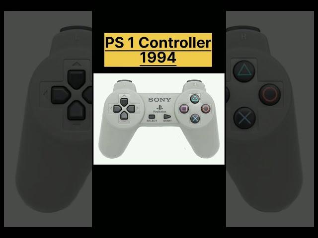Evolution of PlayStation Controllers #shorts