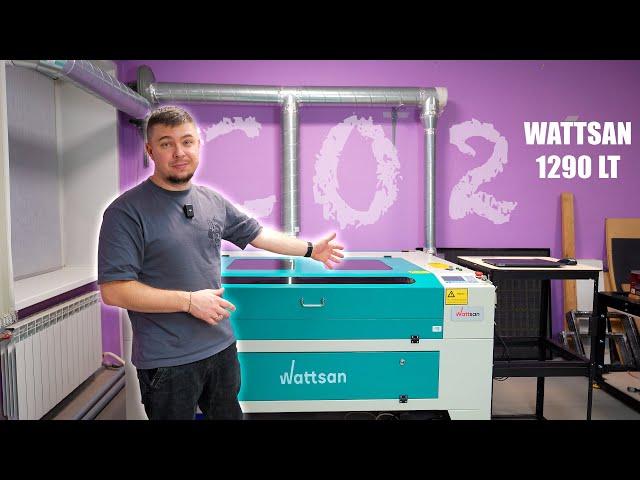 ЗАЧЕМ нужен CO2 ЛАЗЕР ️ в студии 3D печати? ОБЗОР Wattsan 1290 LT #wattsan #co2  #wattsan1290LT