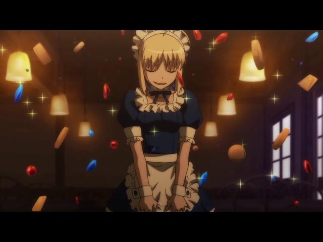 Saber Gets A Job At A Maid Cafe HD (Fate Stay Night)