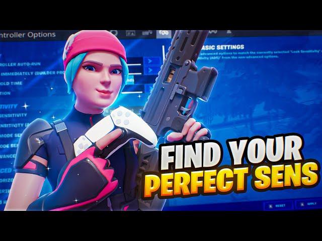 How To Find Your PERFECT Controller Sens (Fortnite Settings Tutorial)