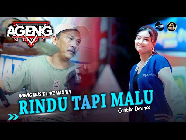 RINDU TAPI MALU - Cantika Davinca ft Ageng Music || Live Alun Alun Madiun