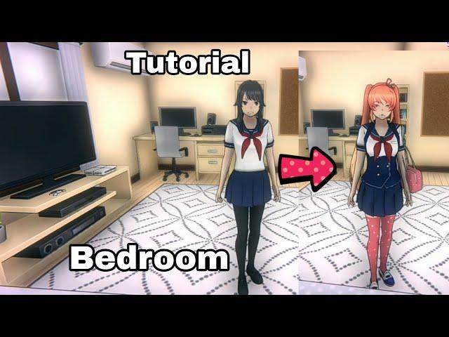 Tutorial How to change Ayano's appearance in the room(Bedroom House)#yanderesimulator  #tutorial