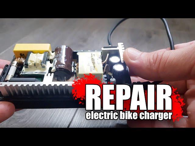  Electric Bike Charger Repair. Easy fix of e-bike battery faulty charger