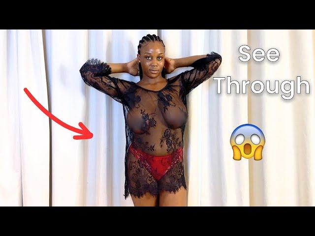 4K TRANSPARENT DRESS Try On Haul | See Through