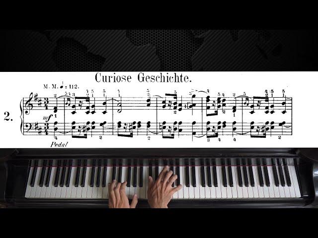 Schumann - Kinderszenen Op.15, No. 2 - Kuriose Geschichte (A Curious Story) | Piano with Sheet