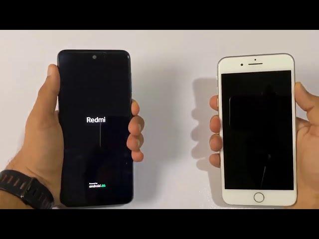 Redmi Note 9s Vs iPhone 8 plus Speed test and gaming test | # 22jaan