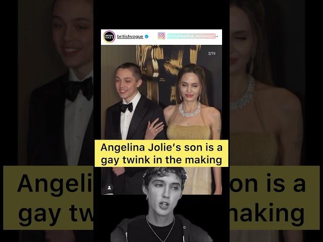 Angelina Jolie’s son Knox is a gay twink in the making #bradpitt #angelinajolie