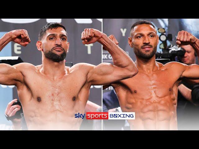 WEIGH-IN! Amir Khan vs Kell Brook 