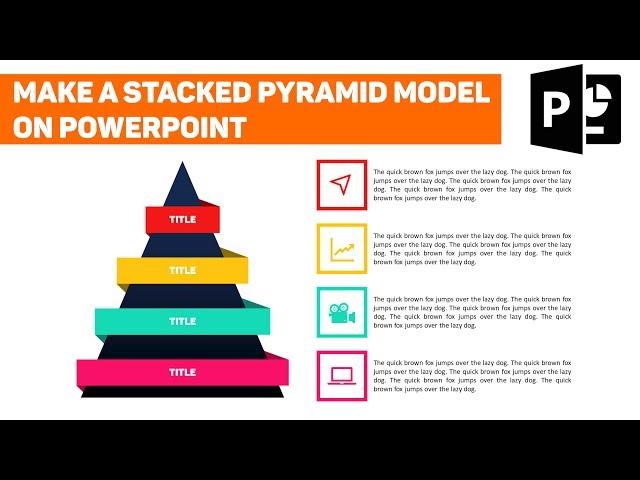 PowerPoint Tutorial: Make a Stacked Pyramid Model