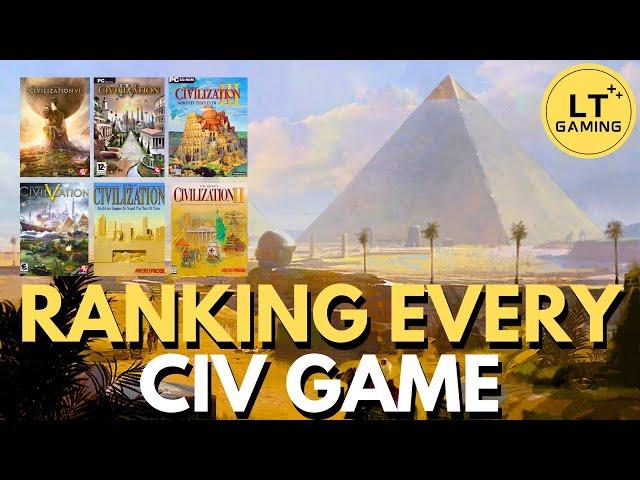 Ranking EVERY Sid Meier's Civilization Game!