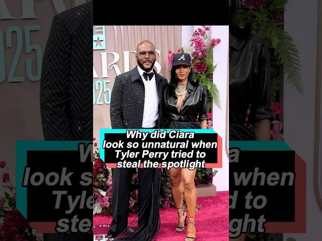 No wonder Ciara looked so unnatural when Tyler  Perry tried to steal the spotlight. No one realized