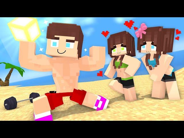 JJ Strong on Summer Vacation - Maizen Minecraft Animation