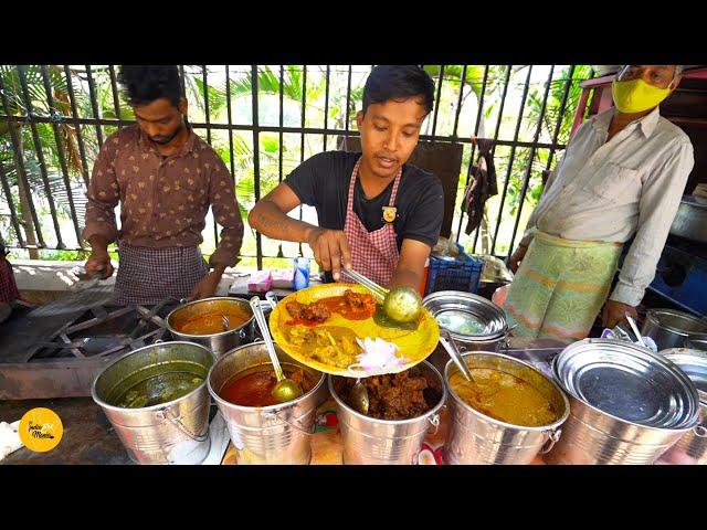 Unlimited Lunch Thali 20+ Non-Veg Varieties Rs. 100/- Only l Hyderabad Street Food