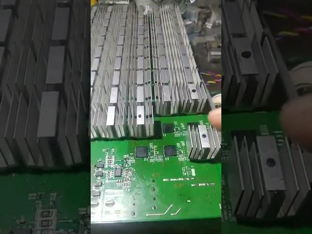 ремонт платы asic s9  интересный случай