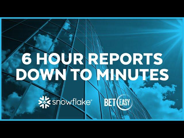 Reporting Made Simple Using Snowflake | Snowflake Inc.