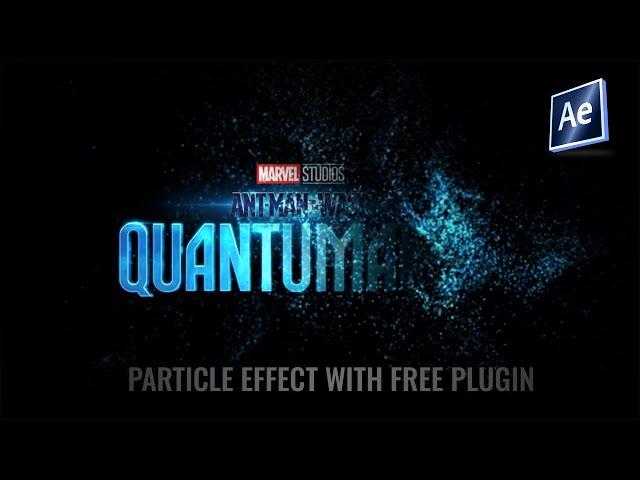 After Effects Tutorial | Particles Logo & Text Animation with free Plugin | Simple way (Hindi)