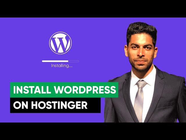 How to Install WordPress on Hostinger (2025)