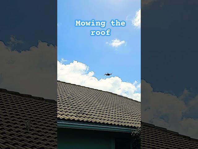 Drone roof inspection from Hurricane Milton Damage