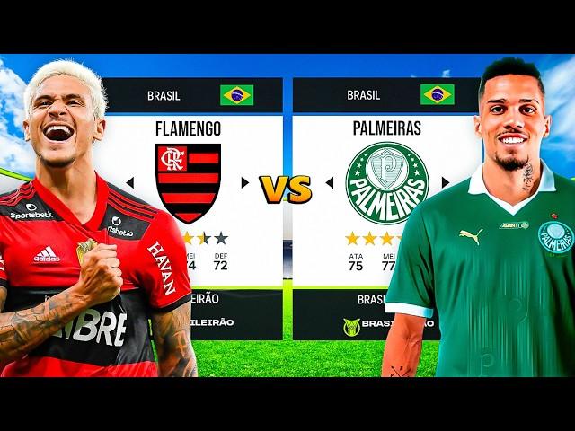 FLAMENGO vs PALMEIRAS no FC25 - Quem é MELHOR?