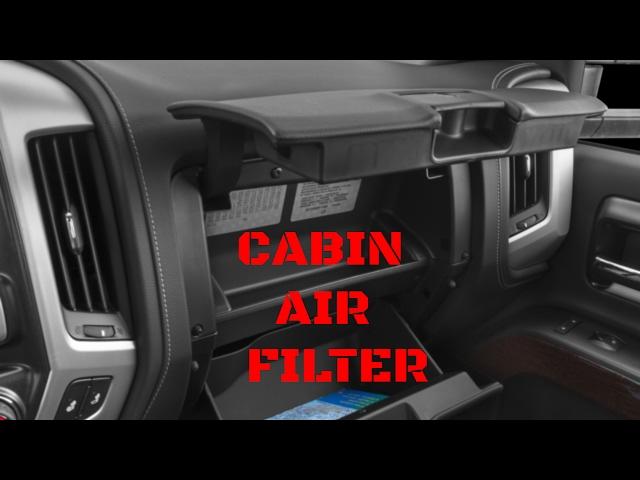 GMC Sierra/Chevy Silverado Cabin Air Filter Replacement (2014-2018)