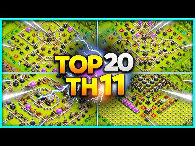 Best CRAZY TH11 WAR/TROPHY Base Link 2024 (Top20) Clash of Clans - Town Hall 11 War Base LINK