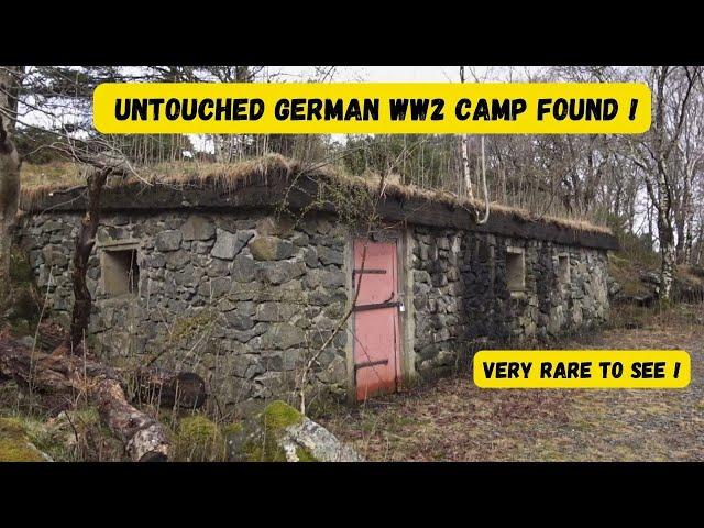 We found an untouched German WW2 camp. Almost like the German troops just left..