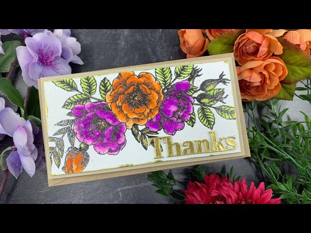 Watercolor Using Distress Mica Stains | SSS Beautiful Flowers Take 23