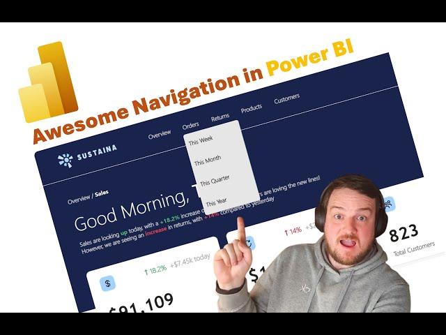 Navigate Like a Pro in Power BI with the New Drop-Down Menu