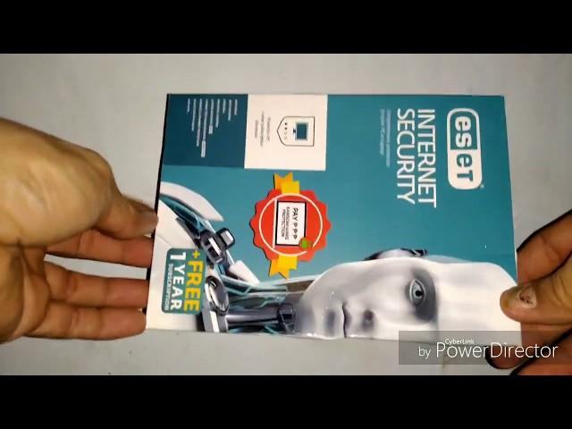 Unboxing ESET Internet Security