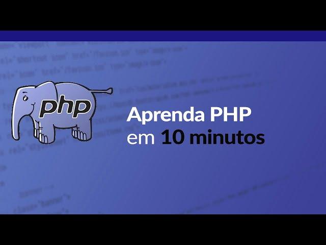 APRENDA PHP EM 10 MINUTOS